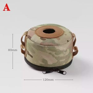 迷彩柄　ガス缶カバー3種